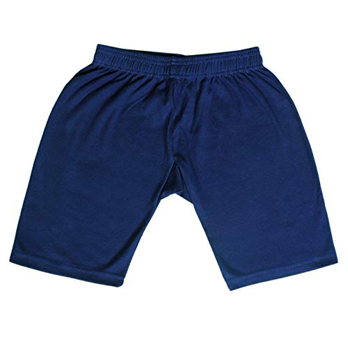 Shiva Hosiry Cotton Cycling Shorts for Boys & Girls - Breathable & Comfortable for Cycling, Jogging, Yoga, Under Dresses (Pack of 2) - Navy Blue XXL | Perfect for Sports, Workouts & Everyday Wear