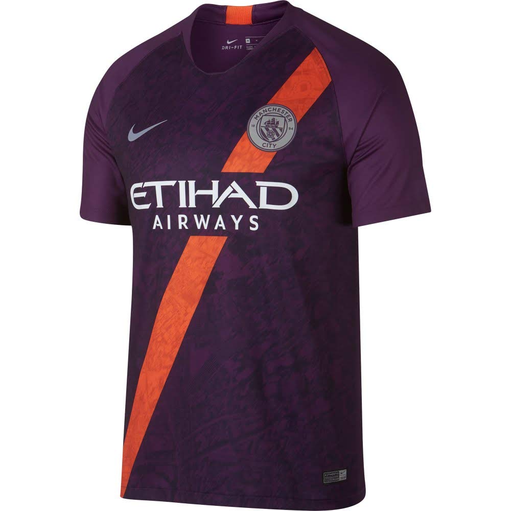 Nike 2018-2019 Manchester City FC Third Jersey - Authentic Soccer Shirt for Men - Perfect for Match Day, Training & Fan Support