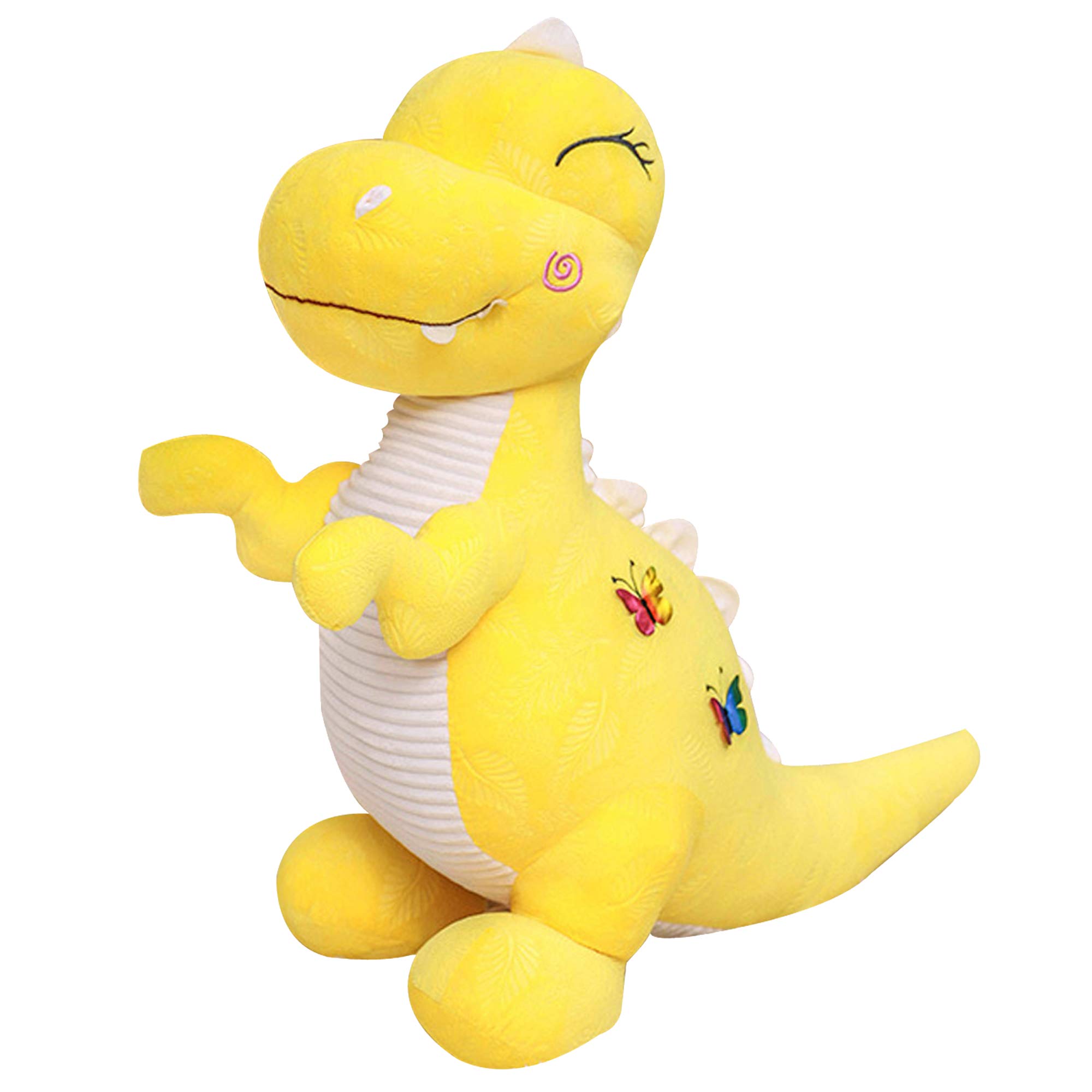 Cute Soft Yellow Dinosaur Stuffed Animal Toy - 11