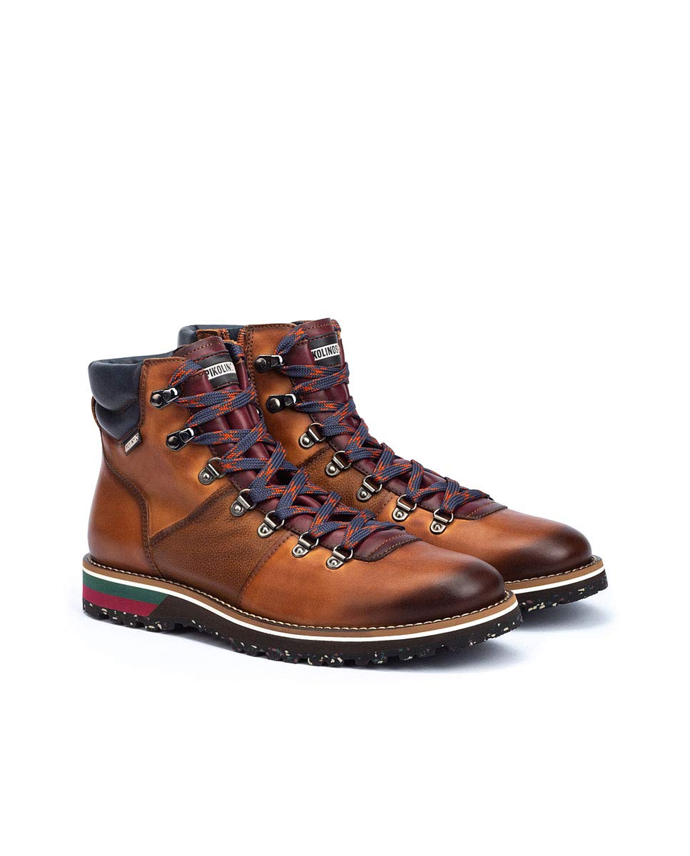 PIKOLINOS Men's Pirineos Leather Ankle Boots - Comfortable & Stylish for Casual Wear, Outdoor Hiking & Everyday Use