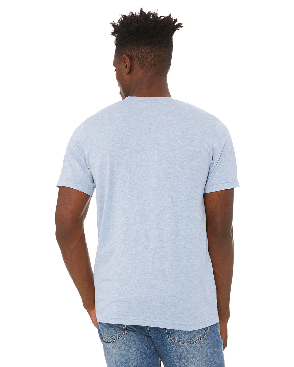 Bella + Canvas 3001CVC Unisex Heather CVC Crew Neck T-Shirt - Soft Cotton Blend Tee for Men & Women - Perfect for Casual Wear, Screen Printing & Everyday Outfits