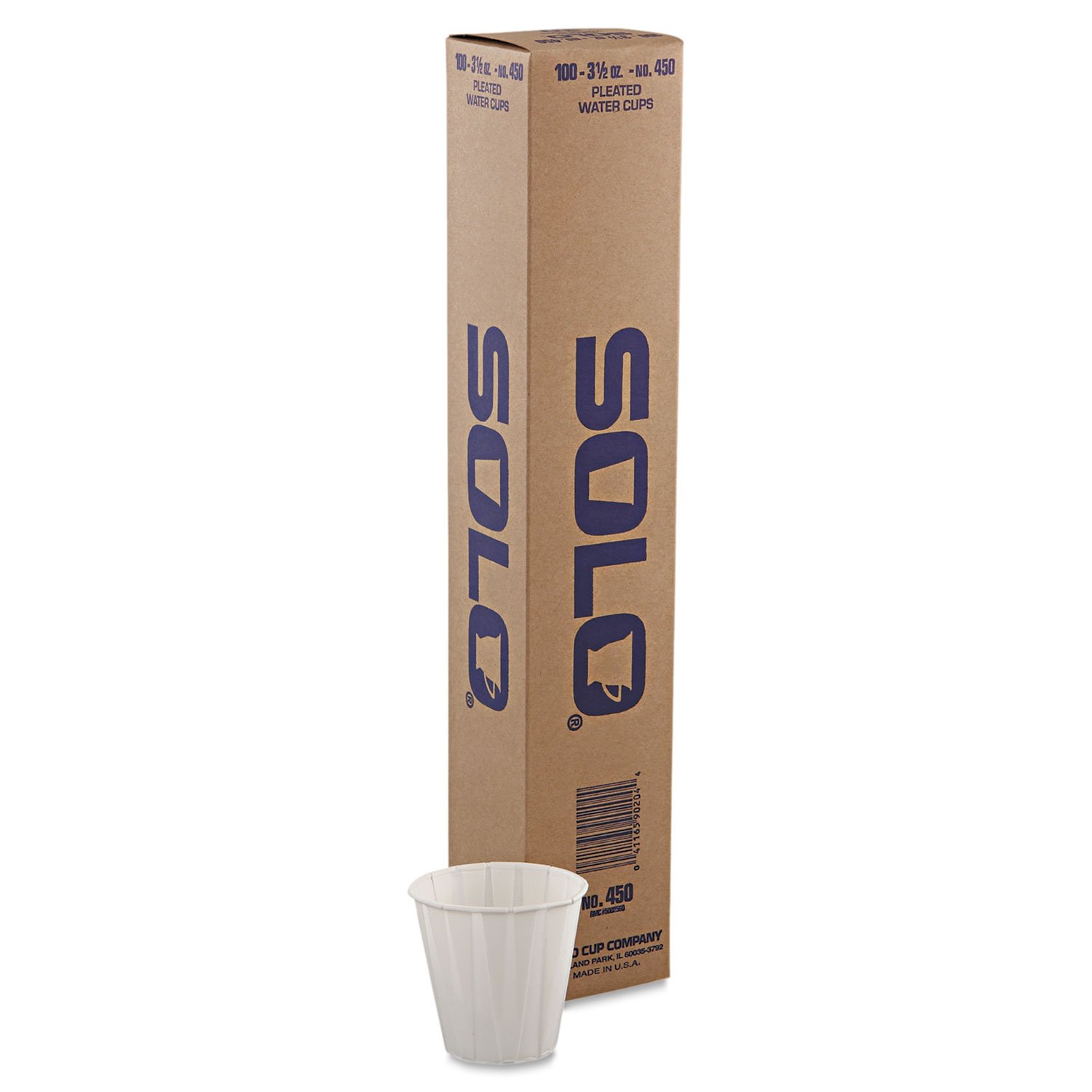 SOLO SCC450 3.5oz White Disposable Paper Cups - Medical & Dental Use - 100 Cups/Bag, 50 Bags/Carton - Perfect for Doctor Offices, Clinics & Hospitals