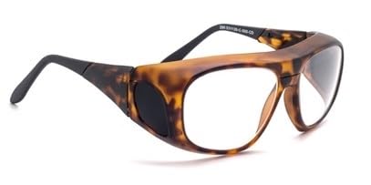 Phillips RG-38 Fitover Radiation Protective Safety Glasses - Large/Extra Large Plastic Rectangle Frame for UV Protection | Perfect for Medical Professionals, Lab Work & Outdoor Activities