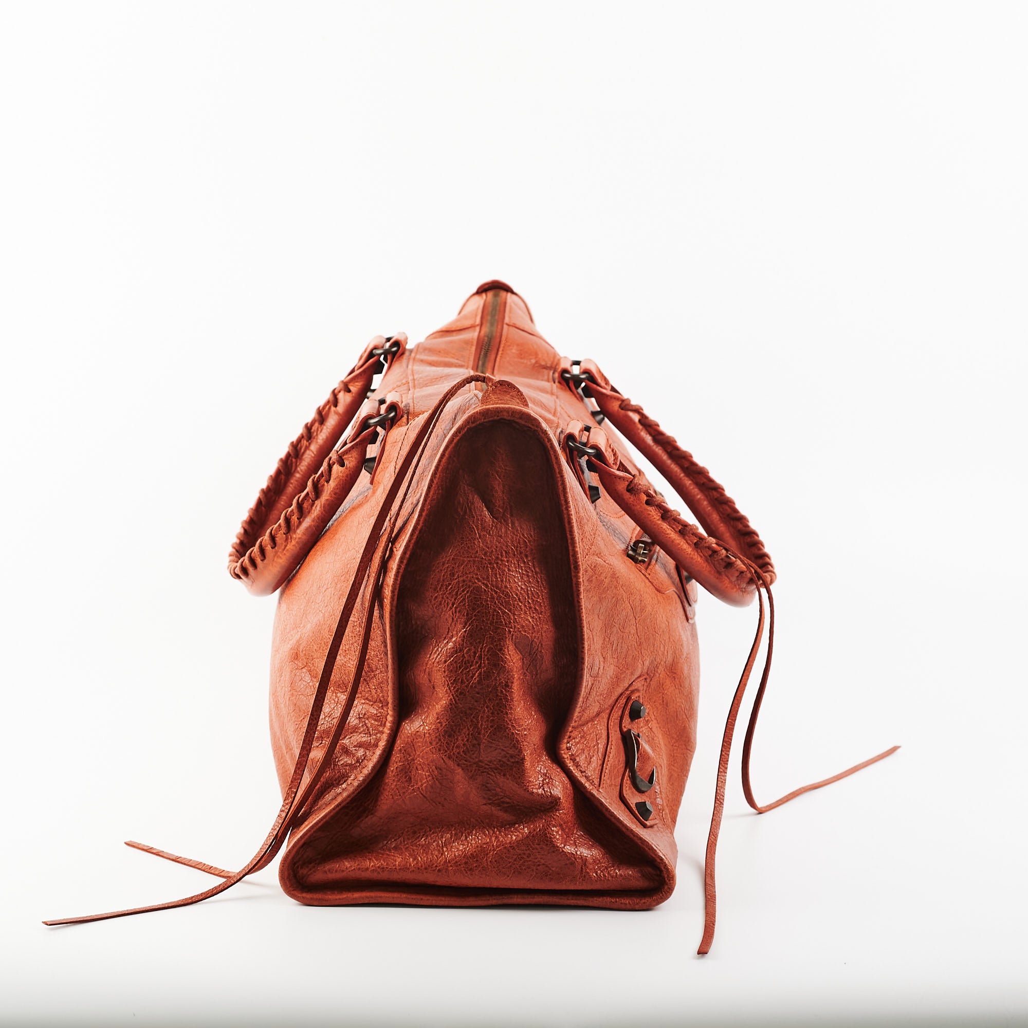 Balenciaga Large City Brown Leather Handbag for Women - Stylish Tote Bag for Work, Travel & Everyday Use