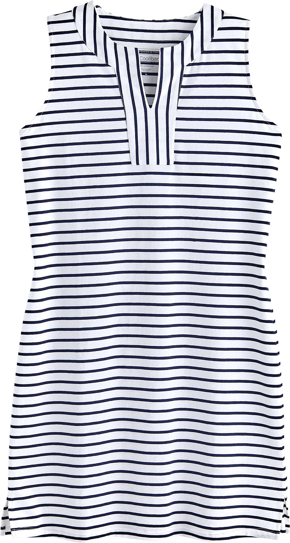 Coolibar UPF 50+ Women's Oceanside Tank Dress - Sun Protective Beach Cover Up for Summer Vacation & Outdoor Activities