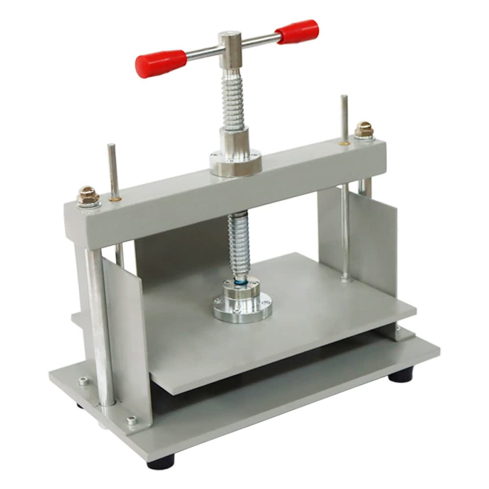 TechTongda Heavy Duty Manual Paper Press Machine - 1500kg/3306lbs Pressure for A4 Bookbinding, Office Documents & Invoice Flattening - Perfect for Book Restoration, Crafting & Professional Binding