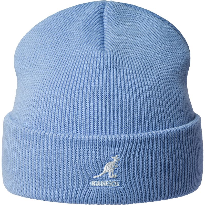 Kangol Acrylic Pull-On Beanie Hat - Glacier - Warm Winter Knit Hat for Men & Women - Perfect for Skiing, Snowboarding & Outdoor Activities
