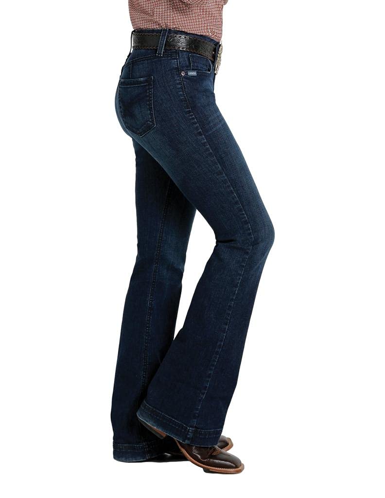 Cinch Women's Slim Fit 5-Pocket Lynden Jean - Moonlight Wash Denim Size 5 | Stretch Comfort for All-Day Wear | Perfect for Work, Casual Outings & Date Nights