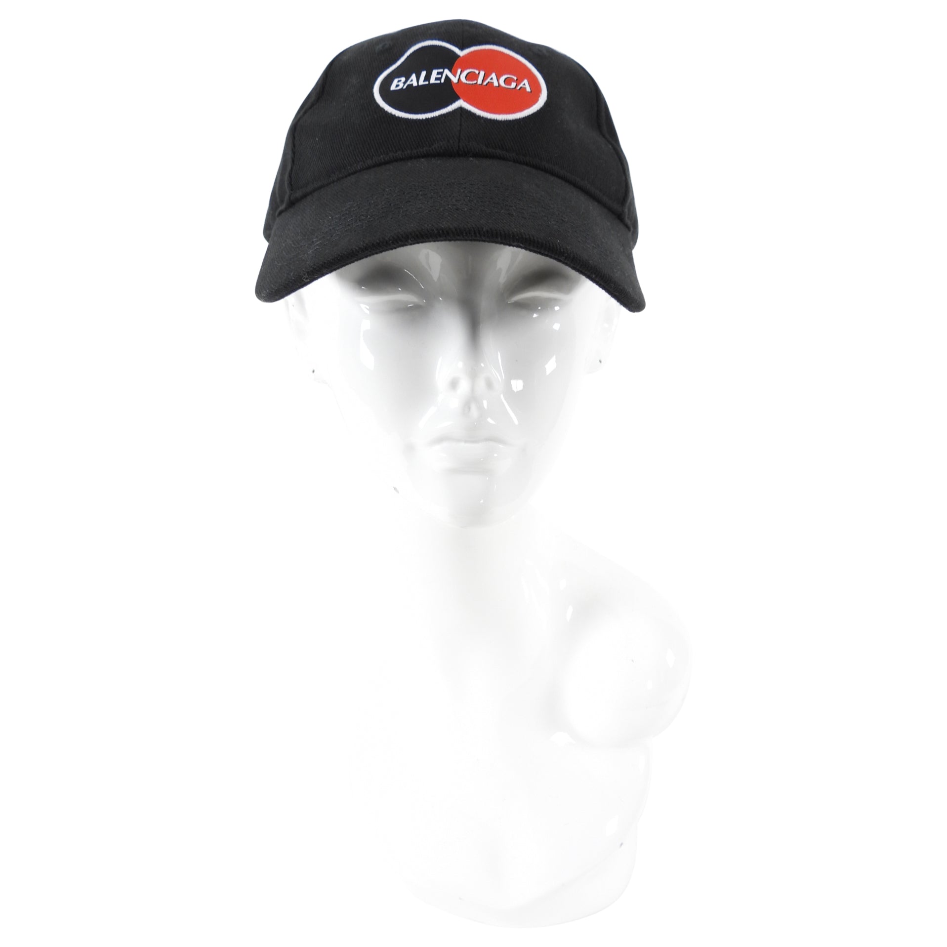 Balenciaga Black Mastercard Logo Cap Hat - Stylish Designer Baseball Cap for Men & Women - Perfect for Streetwear, Casual Outfits & Travel