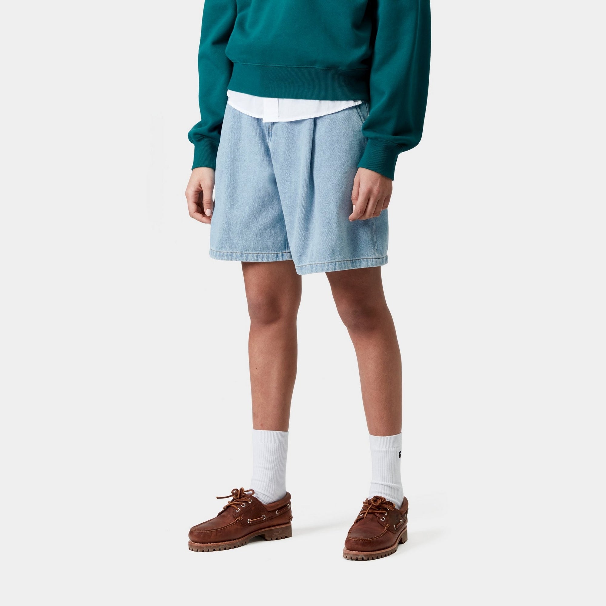 Alta Short | Blue Stone Bleached Denim Shorts for Men - Perfect for Casual Wear, Summer Outfits & Beach Vacations