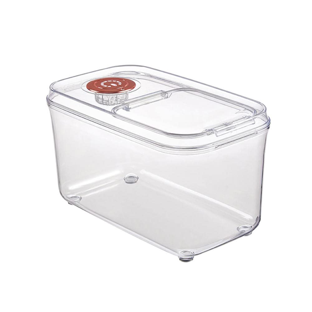 ACGrade Airtight Food Storage Containers with Lids - 5-Piece Square Rice Bucket Set for Cereal, Beans, Flour & Pantry Organization | Perfect for Kitchen, Restaurant & Bulk Food Storage