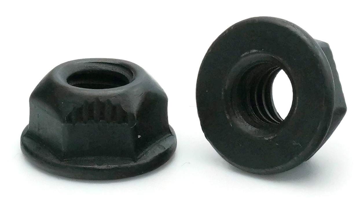 Flange Nuts Non-Serrated Plain Steel Grade G Stover Cone Lock Nuts - 7/16