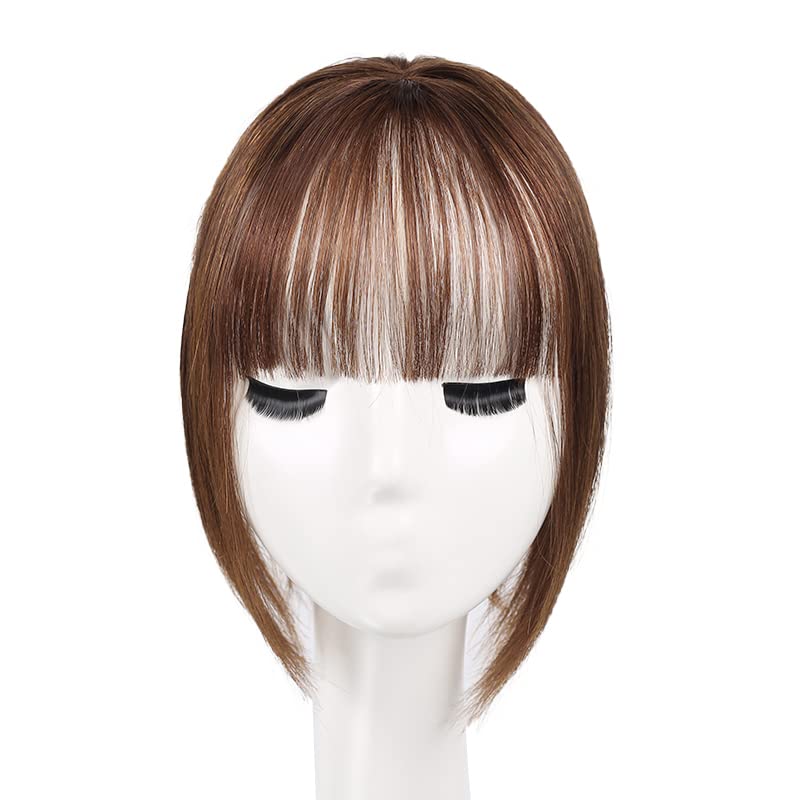 Premium Remy Human Hair Toppers for Women - 12 Inch No Bangs Lace Base Hair Extensions for Thinning Hair | Natural Looking Wiglets for Daily Wear & Special Occasions