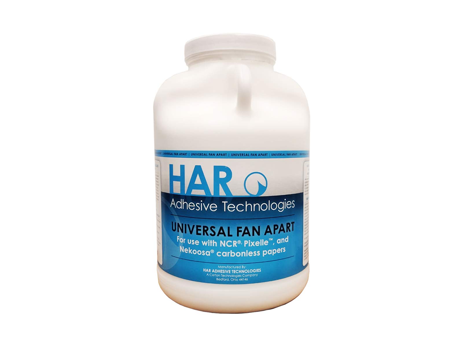 NCR Fan Apart Carbonless Paper Adhesive - 1 Gallon Universal Bonding Solution for Office Forms, Invoices & Receipts