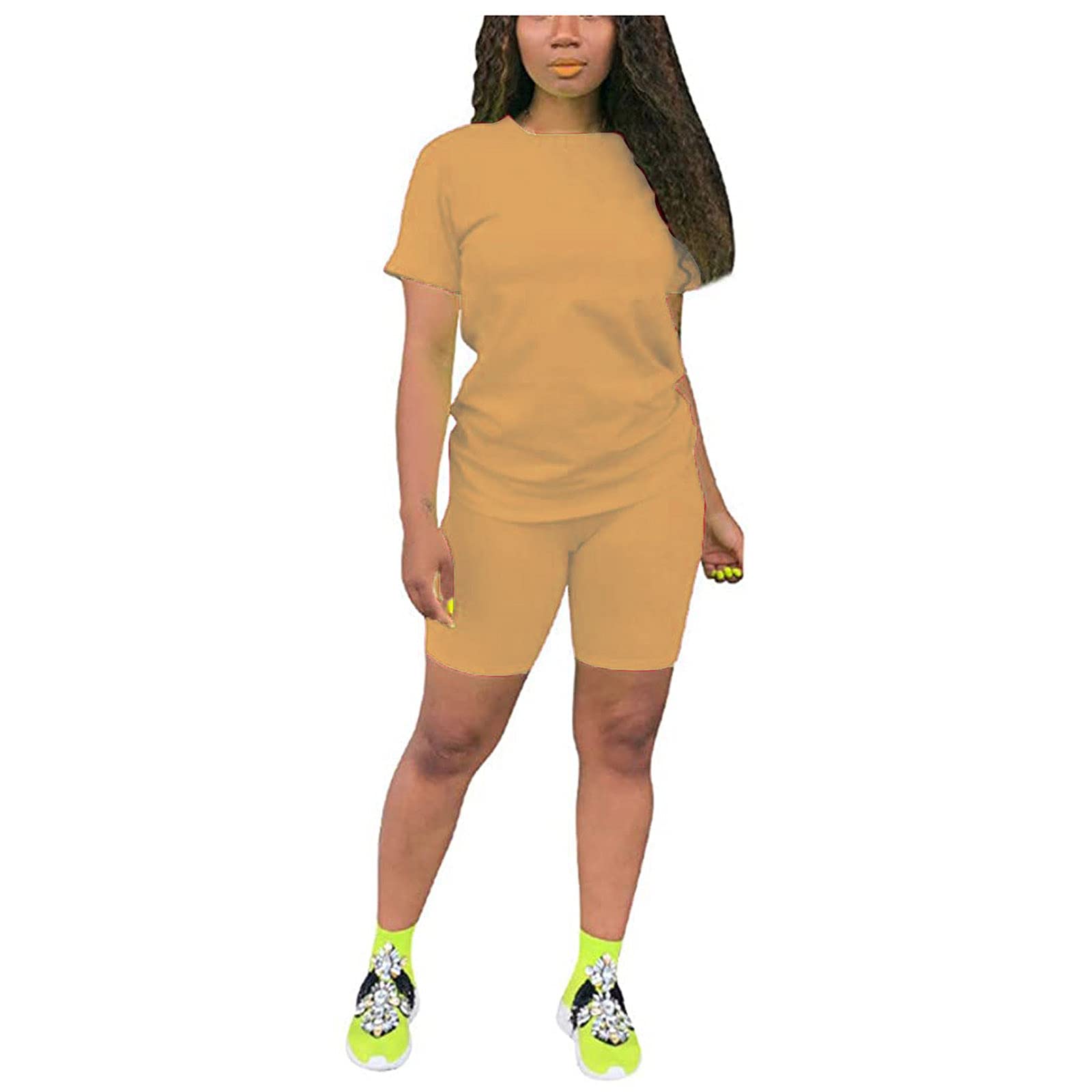 Women's 2-Piece Loungewear Set - Soft Knit Pullover & Pajama Shorts | Sexy Rave & Disco Outfit | Perfect for Sleepwear, Home Relaxation & Costume Parties