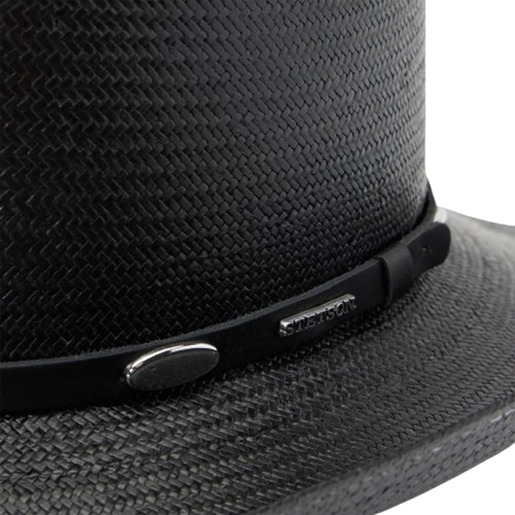 Stetson Royal Flush Natural Straw Cowboy Hat for Men - Western Style Summer Sun Hat for Outdoor, Rodeo, Music Festivals & Themed Events