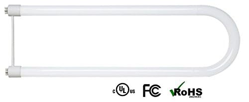 4-Pack ARCHIPELAGO U-Bend U6 LED Tubes - 2ft, 17W (32W Equivalent), 3500K Neutral White, Plug & Play Ballast Compatible, Frosted Cover, 240° Beam Angle - Perfect for Office Lighting, Retail Stores & Warehouse Fixtures - UL Listed
