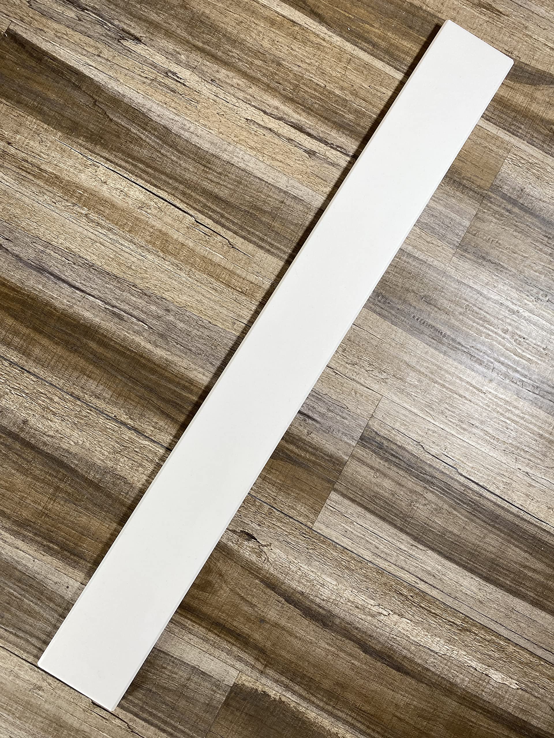 Polished White Engineered Marble Threshold Saddle - 5