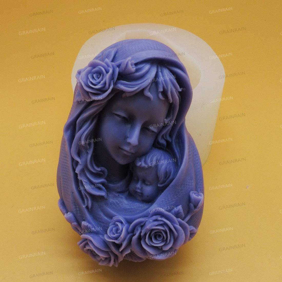 Natural Silicone Soap Molds for Mothers & Babies - DIY Handmade Soap Making Kit, Resin Craft Molds (12350) - Perfect for Baby Shower Gifts, New Mom Care Packages & Homemade Soap Crafting