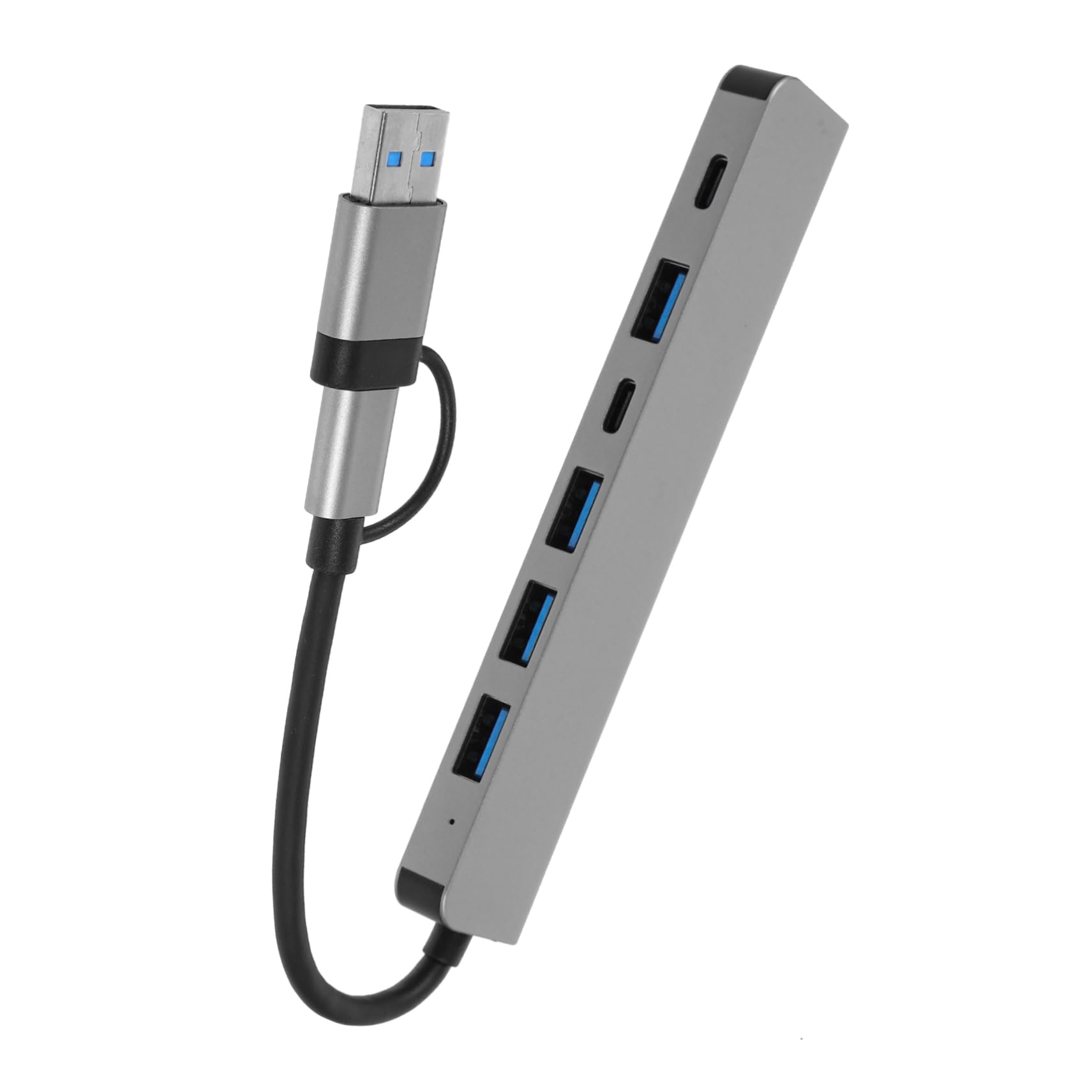 Veemoon 7-in-1 USB C Hub Adapter for MacBook Pro/Air, Laptop, PC - Multi-Port USB 3.0 Hub with HDMI, SD/TF Card Reader, PD Charging - Perfect for Home Office, Travel & Remote Work Accessories