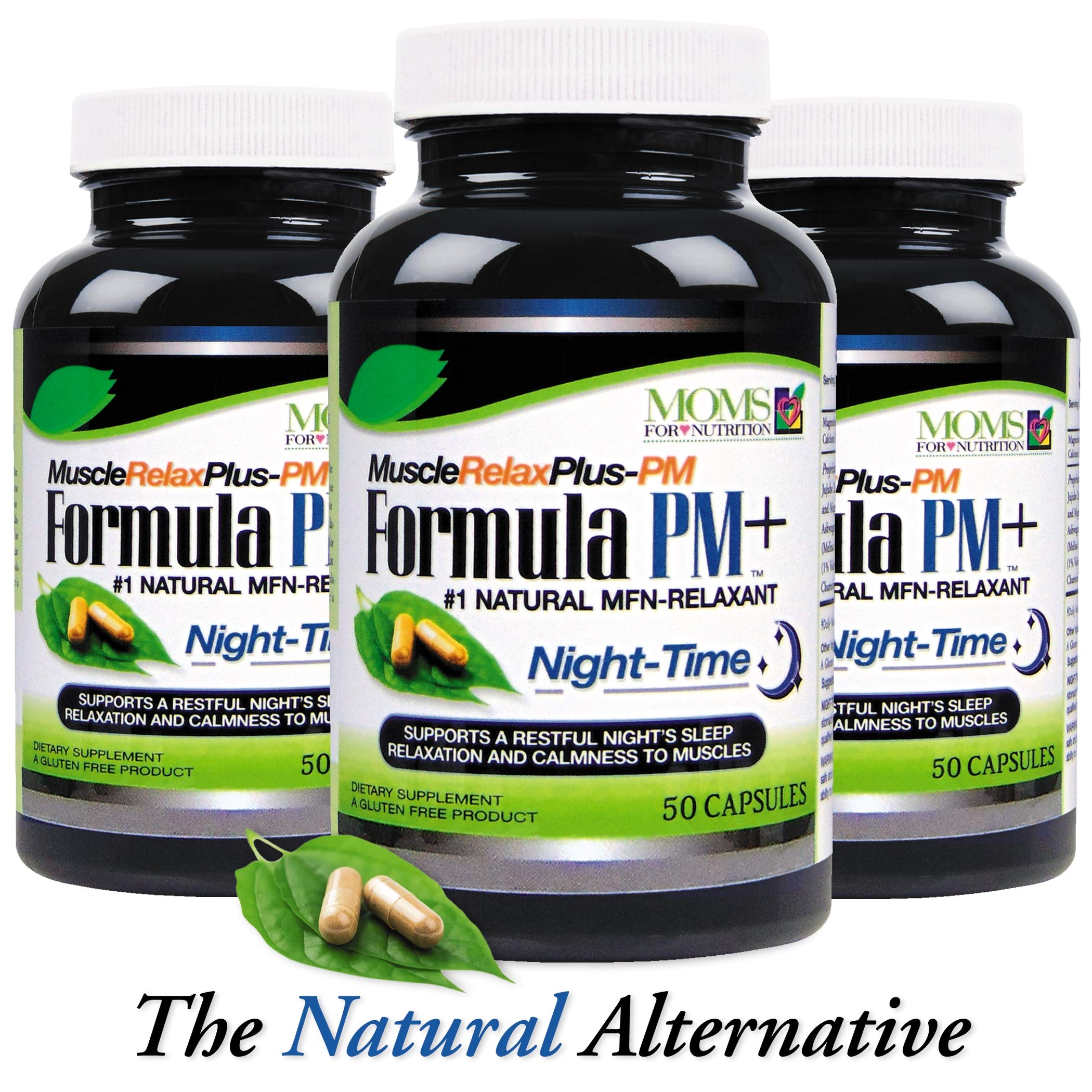 All Natural Night-Time Muscle Relax Formula – 1500mg Magnesium Glycinate Supplement for Muscle Recovery & Stress Relief | Gluten Free, Non-GMO 50 Capsules | Perfect for Post-Workout, Sleep Support & Relaxation