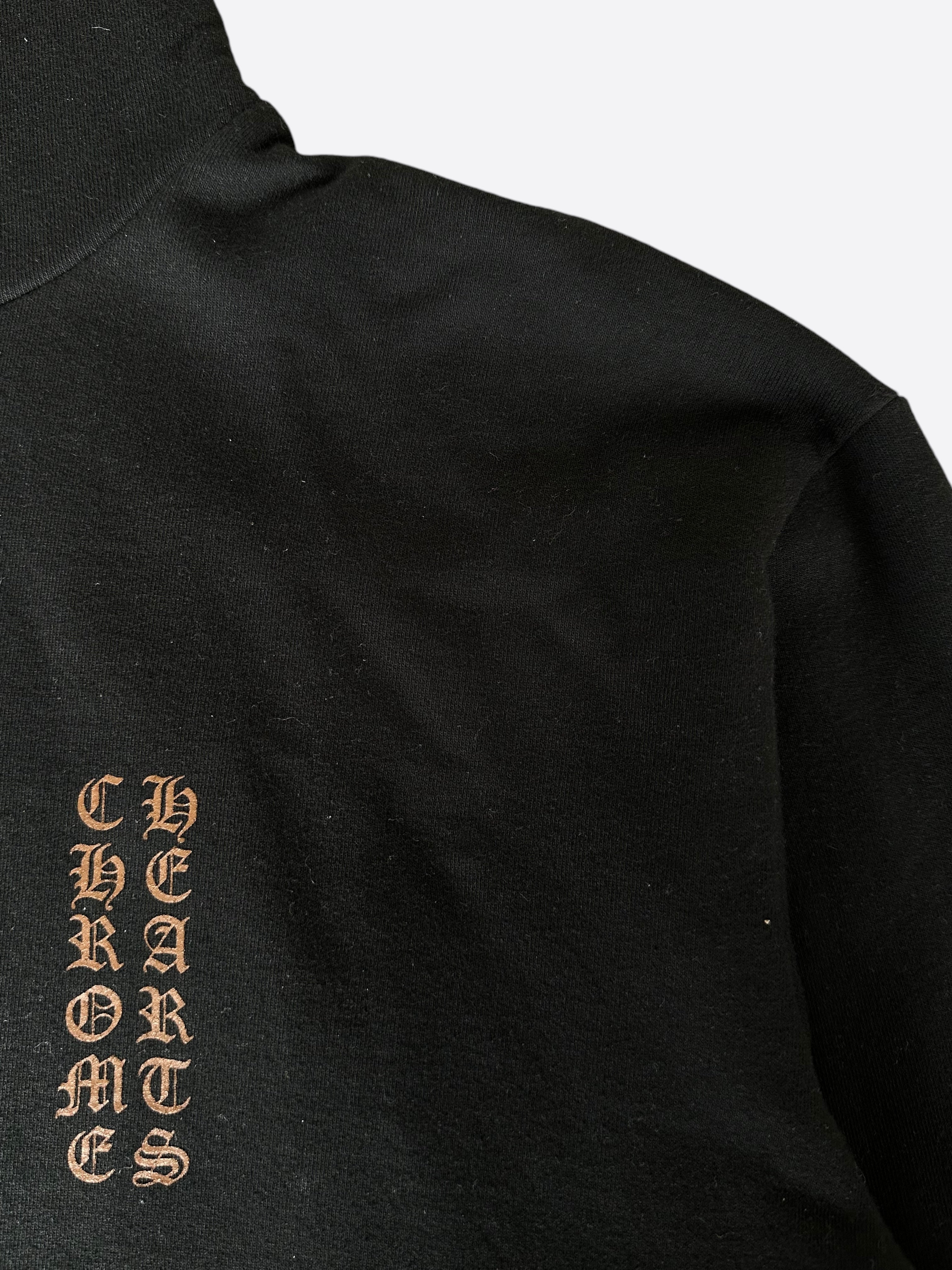 Chrome Hearts Black & Brown Script Print Hoodie - Stylish Streetwear for Men & Women | Perfect for Casual Outfits, Urban Fashion & Everyday Wear