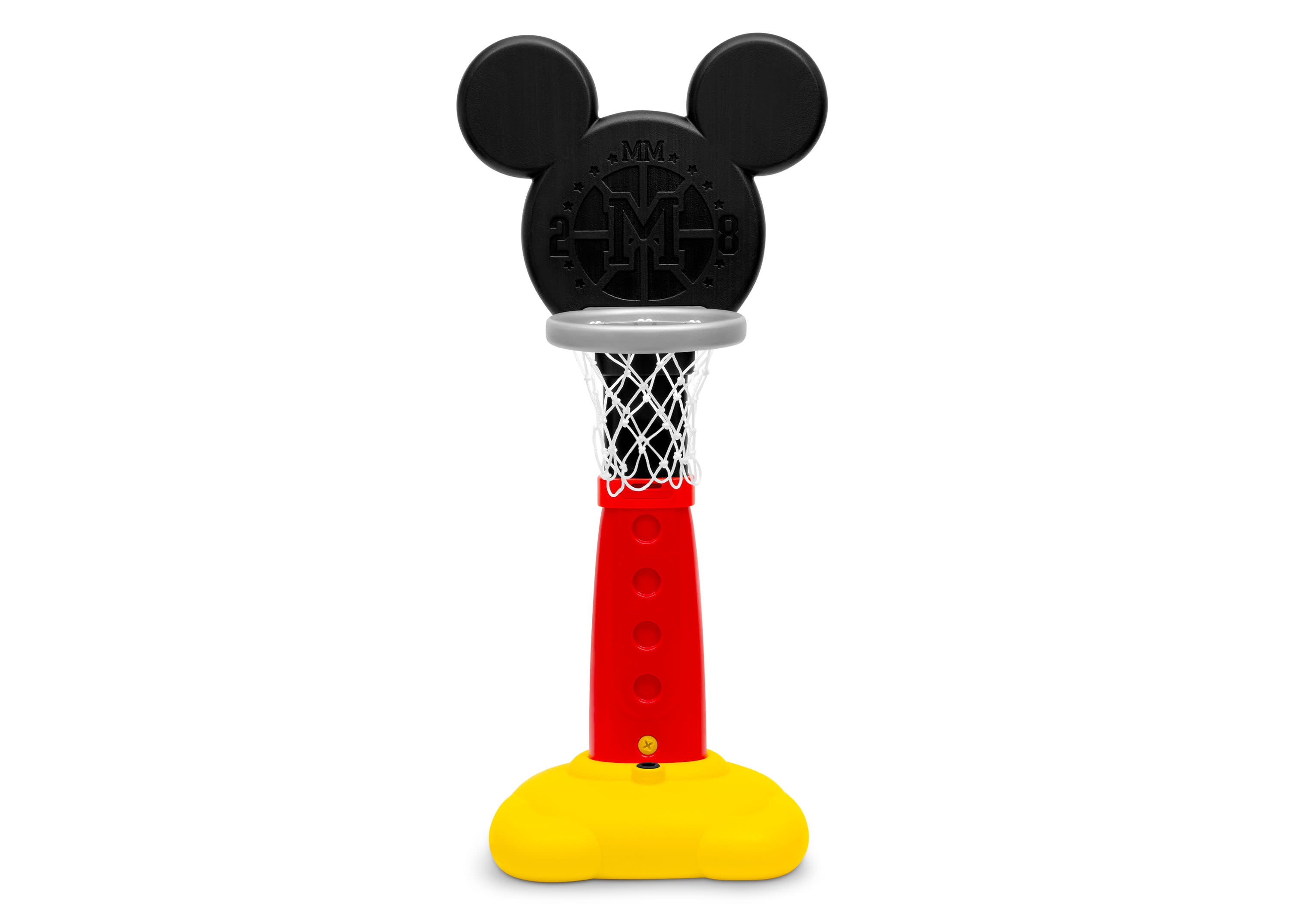 Mickey Mouse Kids Basketball Set - Plastic Hoop & Ball for Indoor & Outdoor Play - Fun Sports Toy for Boys & Girls Ages 3-8