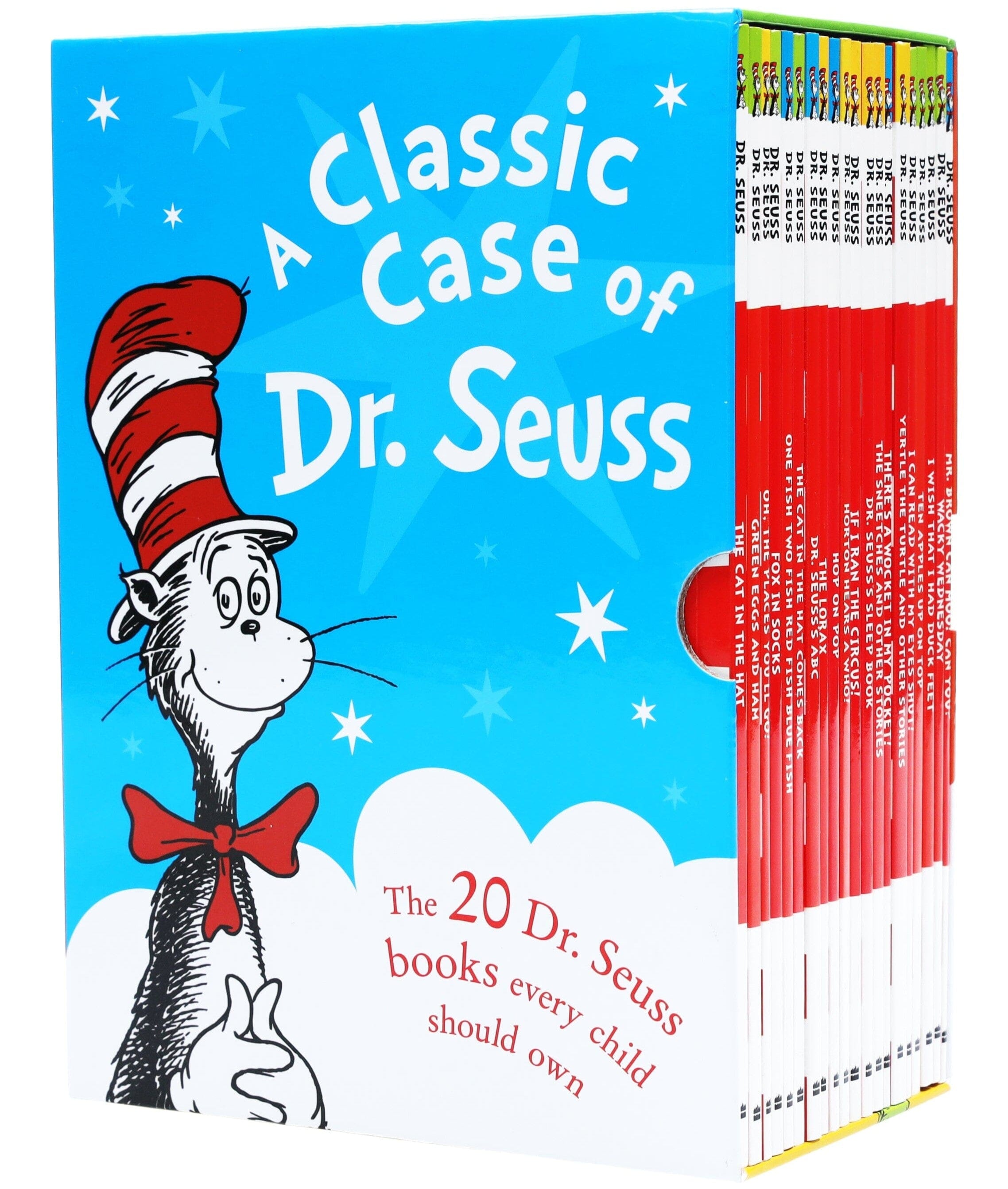 Dr. Seuss 20-Book Collection Set for Kids Age 2+ | Classic Children's Books | Perfect for Bedtime Stories, Early Learning & Gift Giving