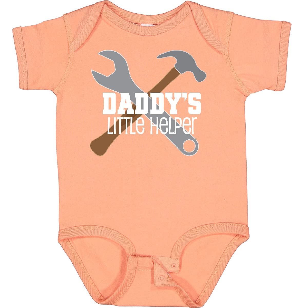Inktastic Daddy's Little Helper Tool Set Baby Bodysuit - Cute Construction Theme Onesie for Newborns & Infants - Perfect for Father's Day, Baby Showers & DIY Family Photos