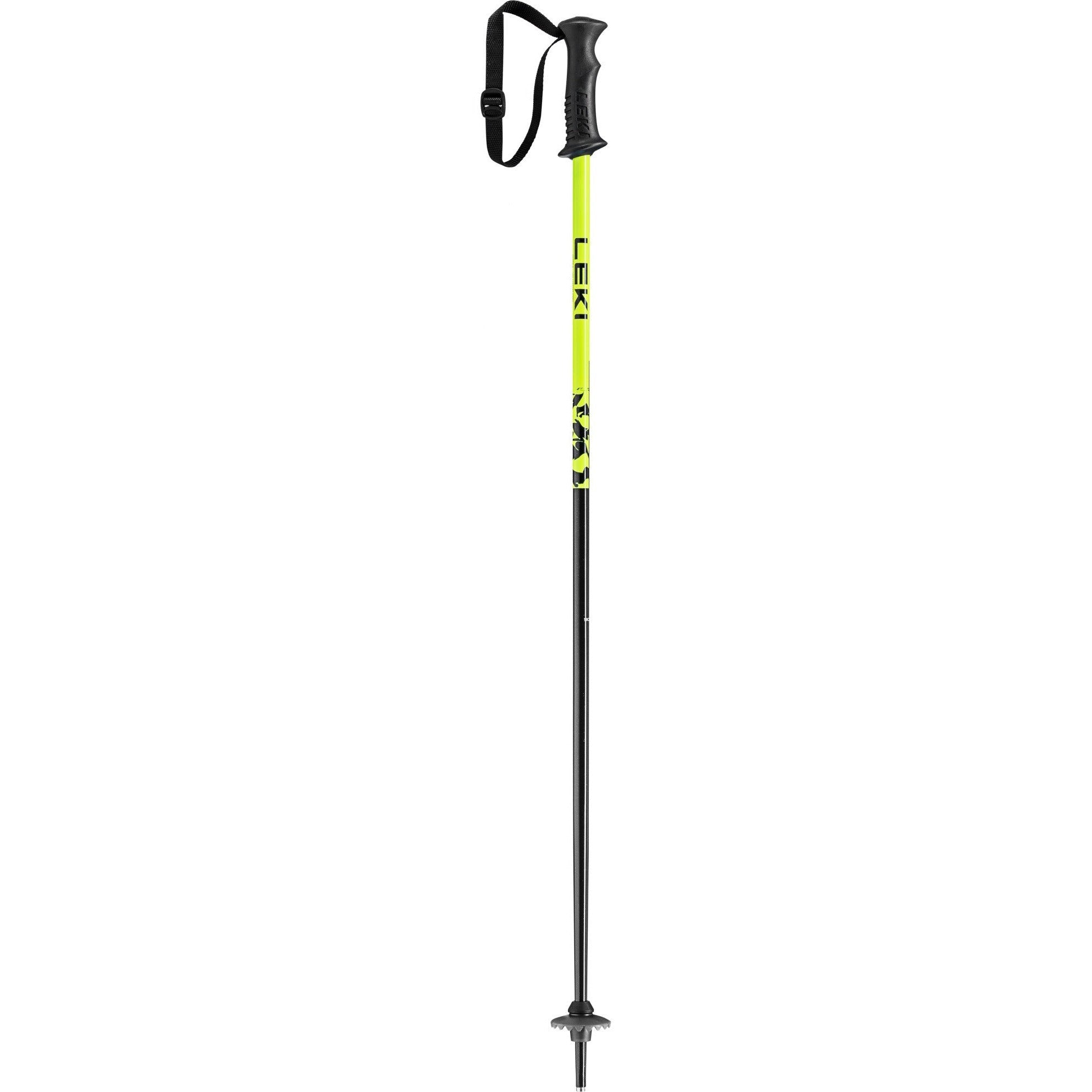 Leki 2024 RIDER Junior Ski Poles - Adjustable Aluminum Trekking Poles for Kids - Perfect for Snowboarding, Hiking & Outdoor Adventures