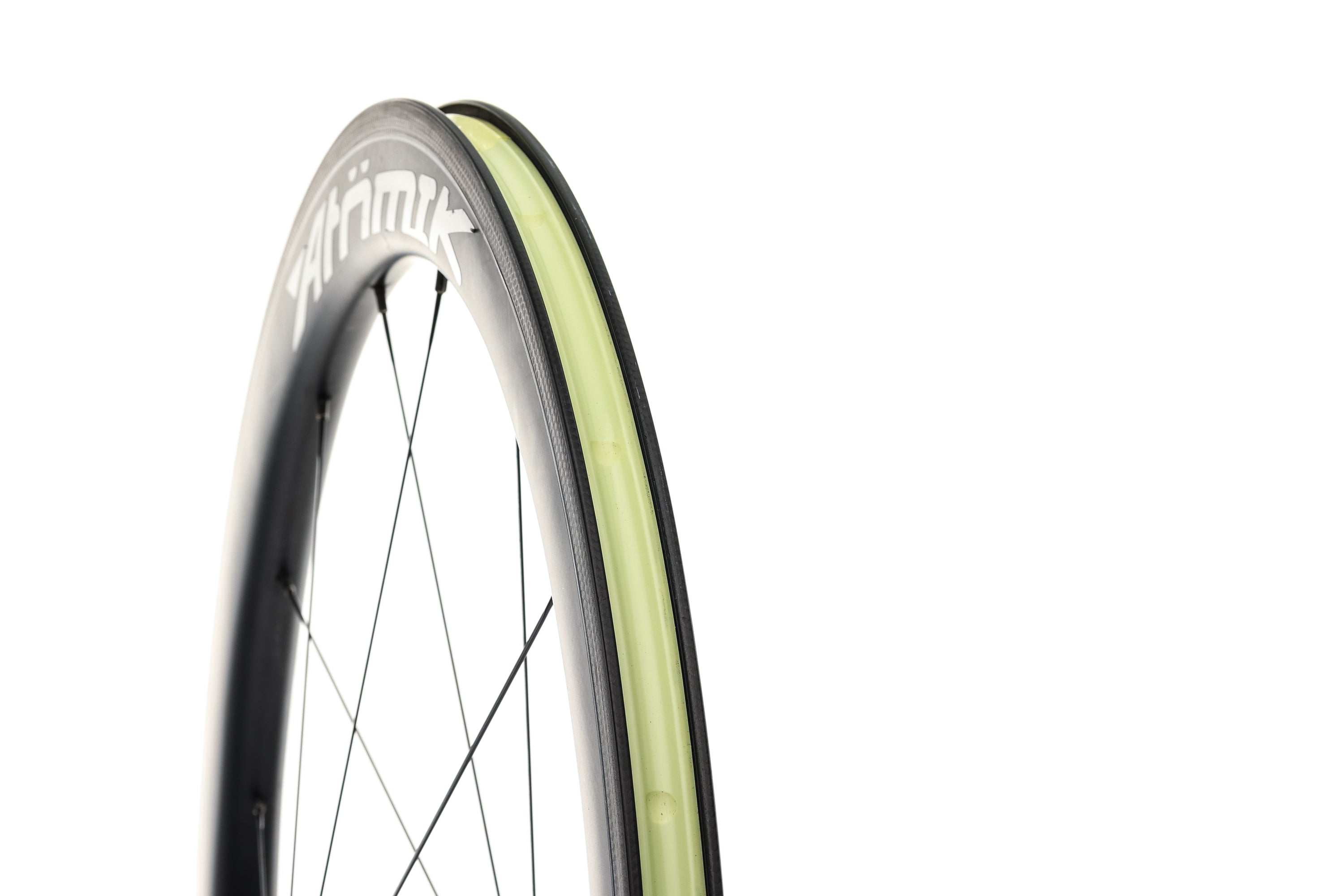 Atömik 50C Carbon Tubeless 700c Road Bike Front Wheel - Lightweight Aero Racing Wheel for Road Cycling & Triathlon Training