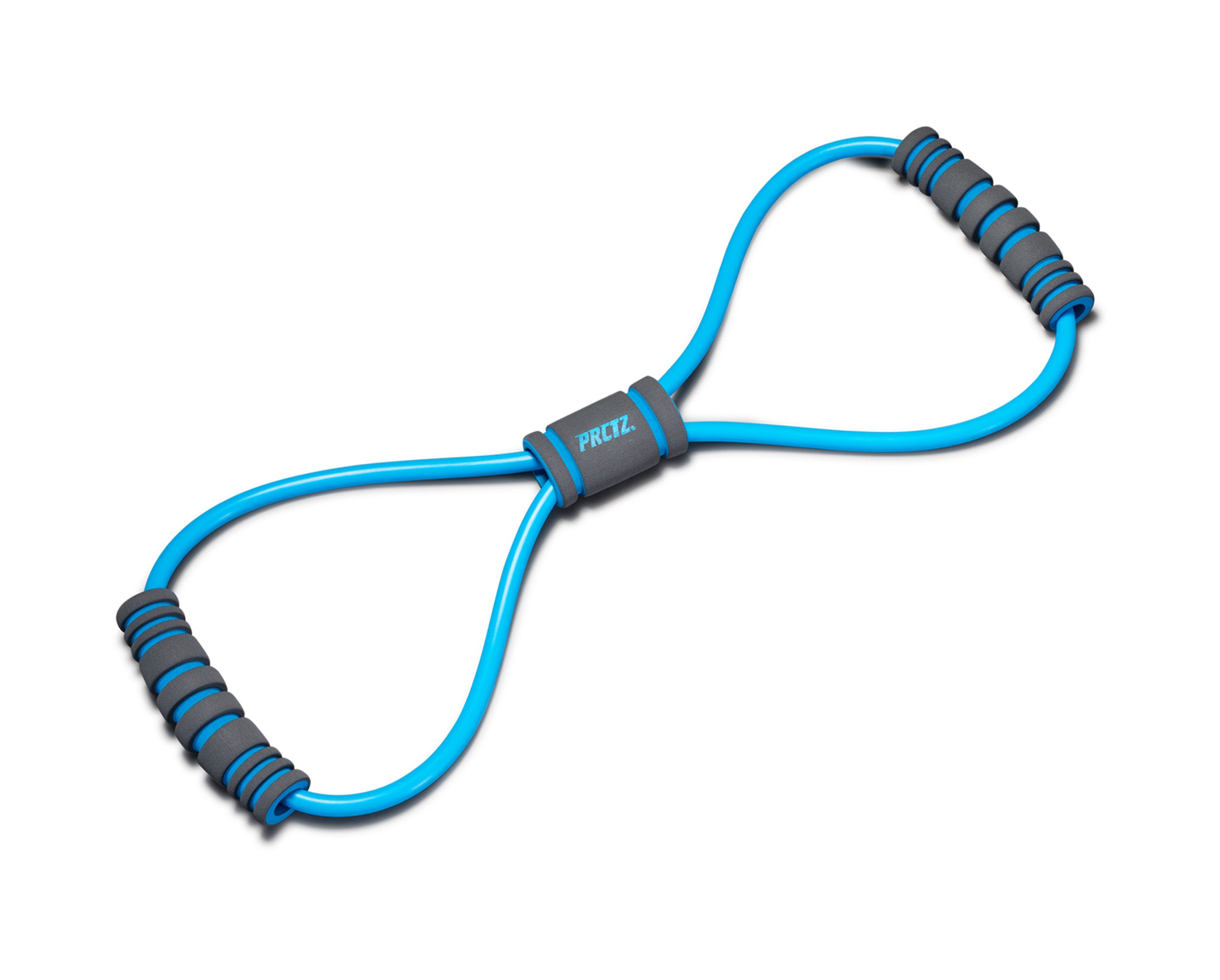 PRCTZ Essential Toner Resistance Figure 8 Exercise Band - Stretching Workout Equipment for Home Gym, Physical Therapy & Yoga Training