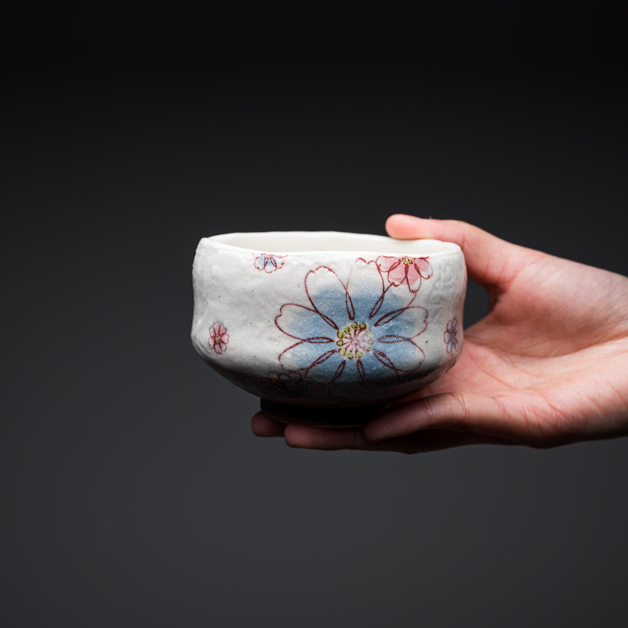 Premium Matcha Bowl Mini Cosmos - Handcrafted Ceramic Tea Cup for Japanese Green Tea Ceremony, Perfect for Matcha Lovers & Zen Meditation