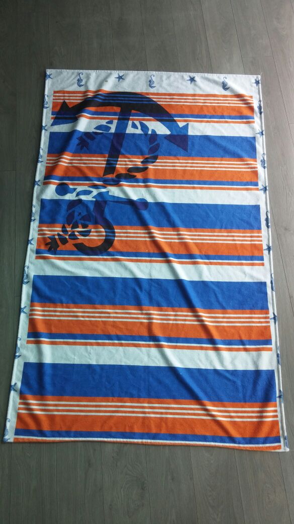 Premium Miami Printed Turkish Cotton Beach Towel - Soft, Absorbent & Quick-Drying for Pool, Vacation & Summer Travel - Perfect for Beach, Yoga & Spa Use