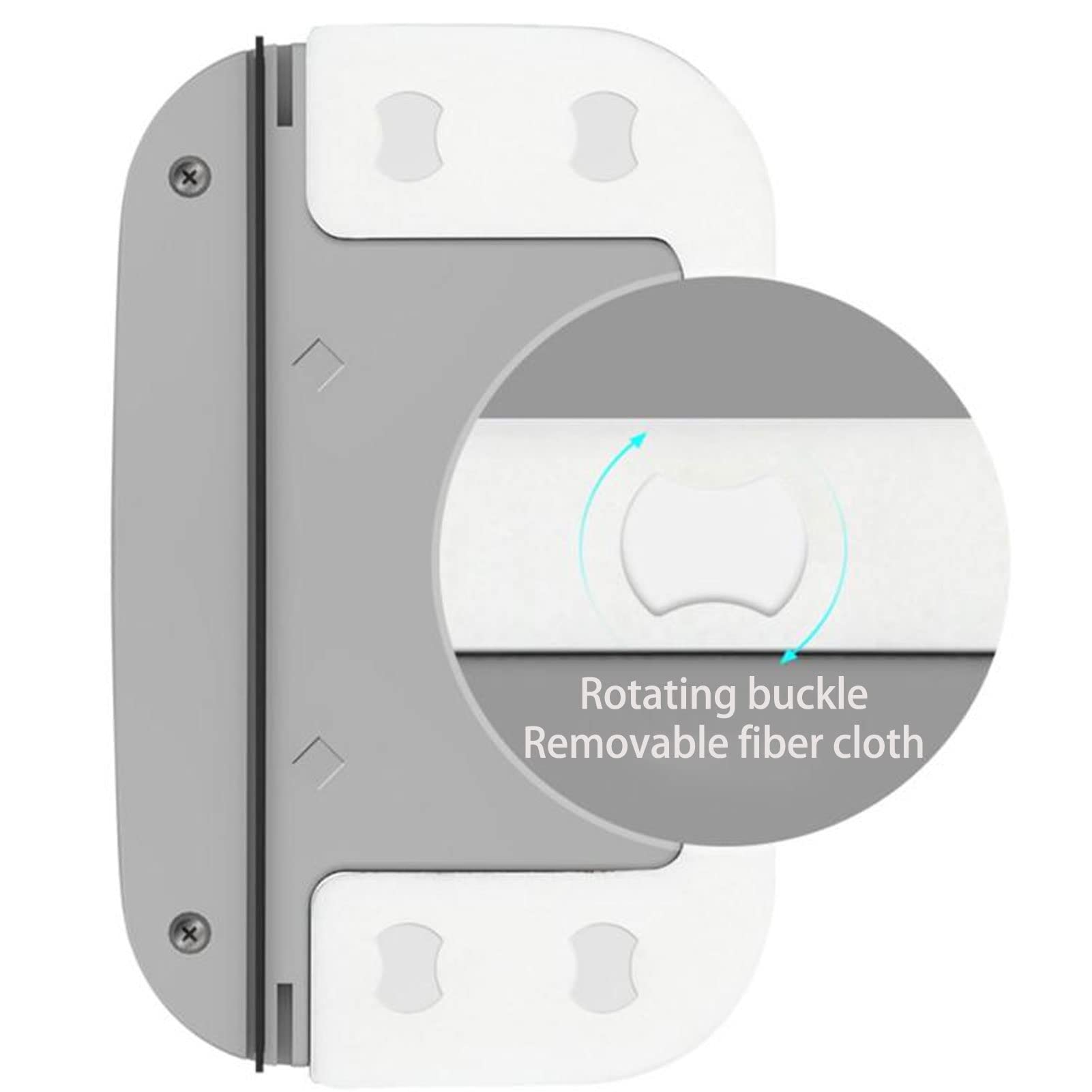 Double-Sided Magnetic Window Cleaner - Strong 3-28mm Suction for Indoor/Outdoor Glass Cleaning - Perfect for High-Rise Windows, Skylights & Hard-to-Reach Glass Surfaces