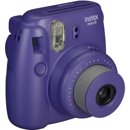 Fujifilm Instax Mini 8 Instant Camera - Grape Purple | Portable Instant Film Camera for Travel, Parties & Memories | Perfect Gift for Teens & Friends