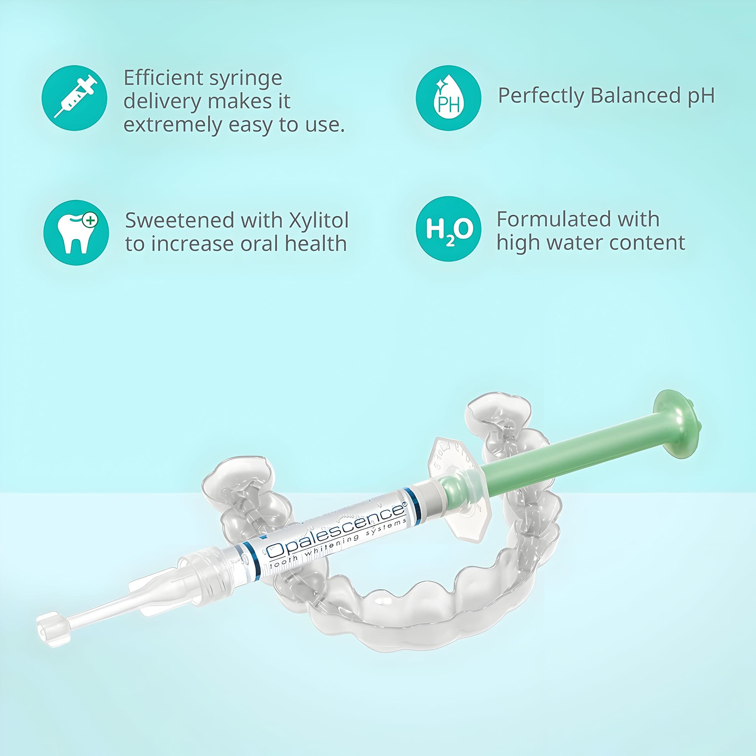 Opalescence 10% Teeth Whitening Kit with Carbamide Peroxide - 2 Pack (4 Gel Syringes) for Sensitive Teeth - Fluoride Enamel Safe - Professional Whitening Treatment at Home - Made in USA | Brighten Smile for Weddings, Photos & Special Events