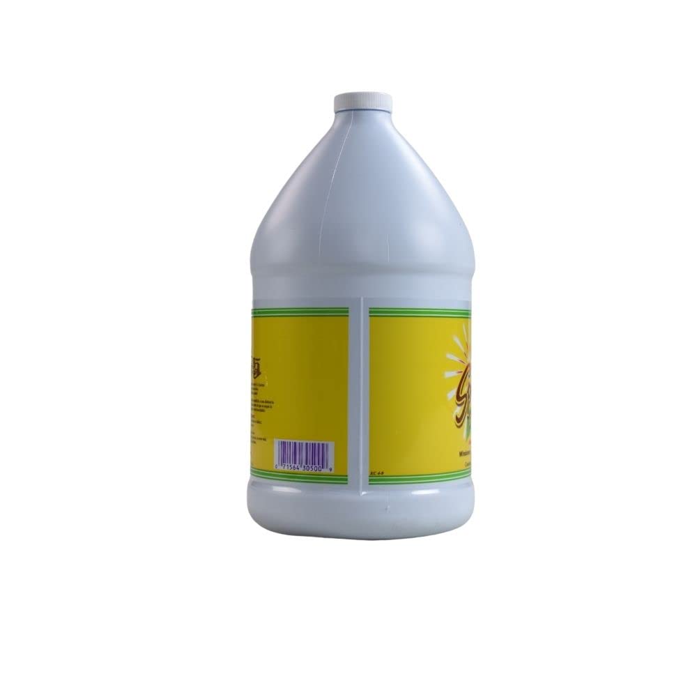 Sparkle Glass Cleaner Refill Bottle - Ammonia-Free, Streak-Free Green Formula, V.O.C Free - 1 Gallon (128 Fl Oz) - Pack of 6 - Perfect for Windows, Mirrors, Glass Tables & Household Cleaning