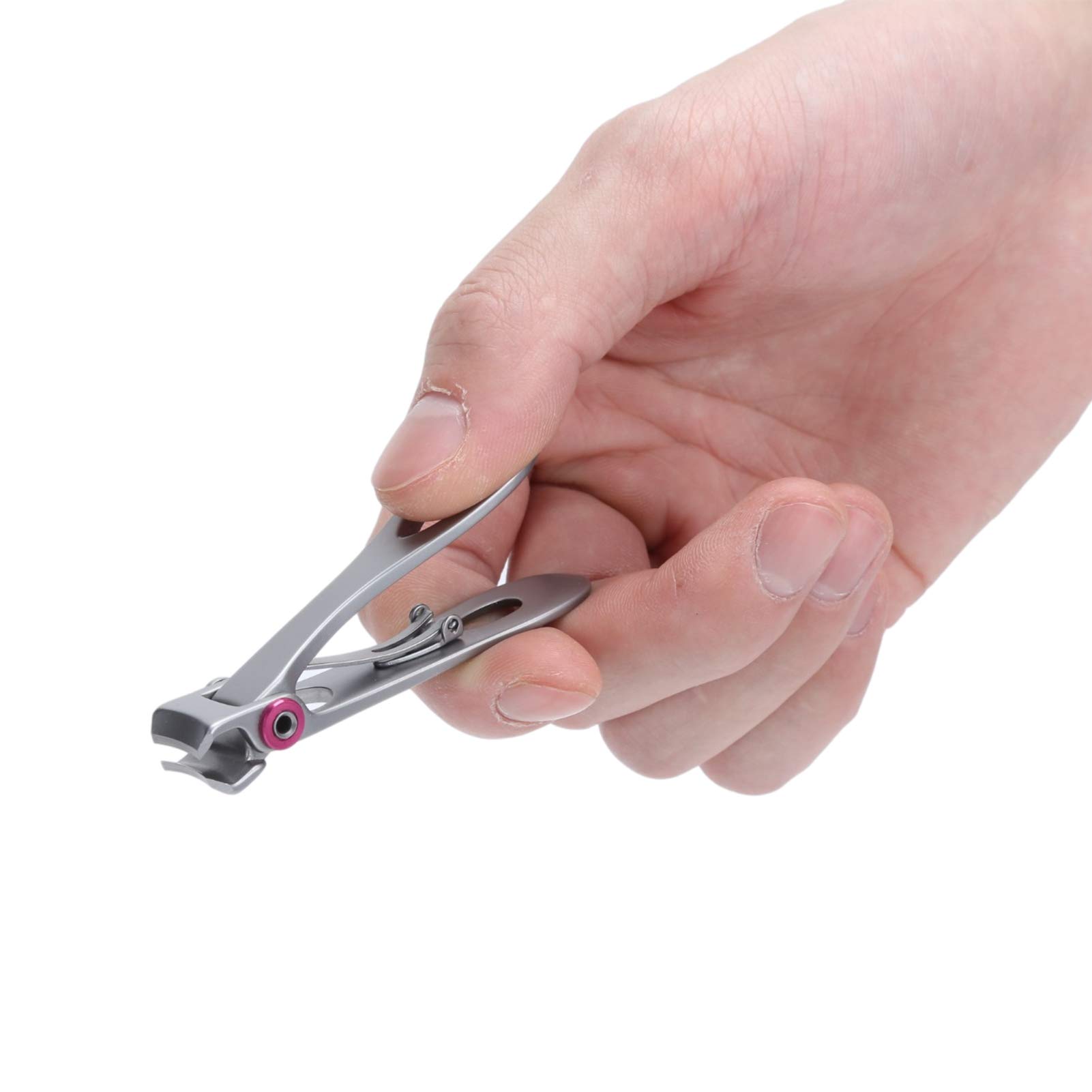EXCLUZO Professional Nail File Set - Ergonomic Extended Handle Manicure Files for Home & Salon Use (Type B + Silver File) - Perfect for DIY Nail Care, Pedicures & Professional Nail Salons