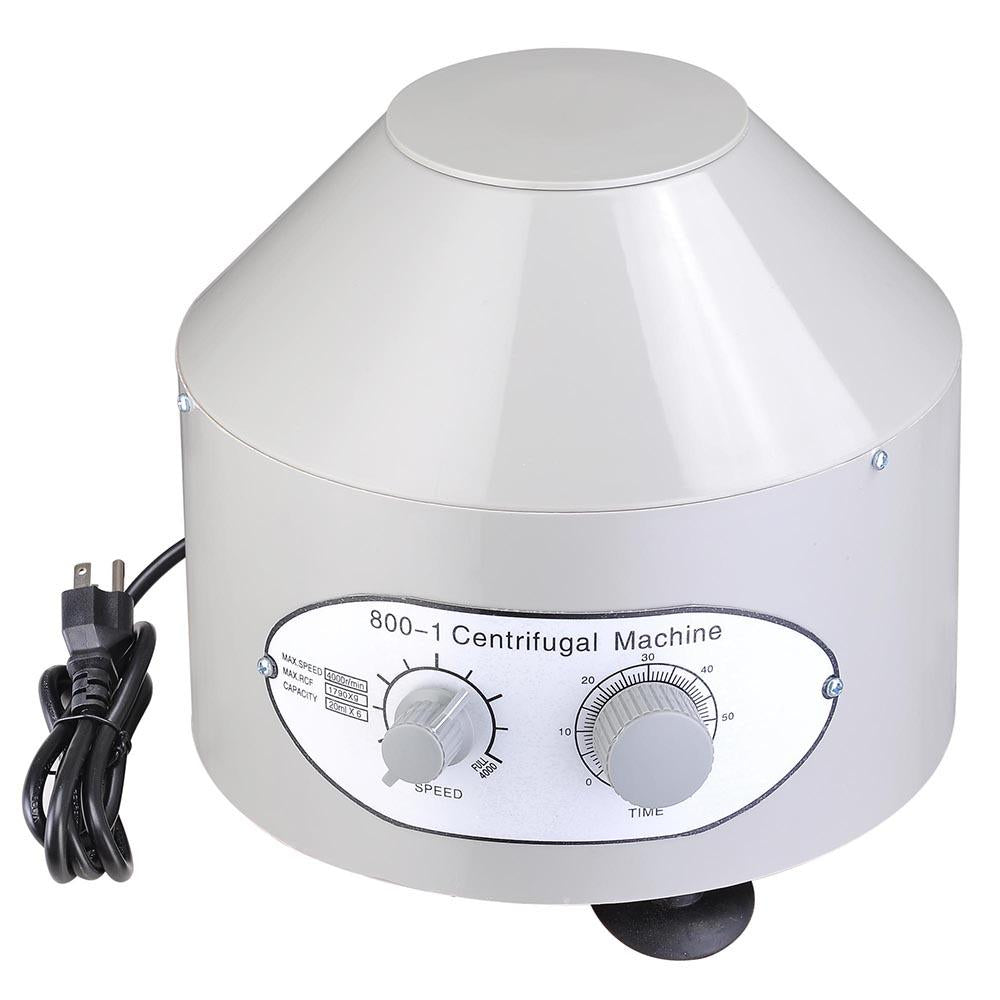TheLAShop High-Speed Benchtop Centrifuge Machine - 4000 RPM Clinical Lab Centrifuge with 6 Rotors for Blood, DNA & Sample Separation | Ideal for Medical Labs, Research & Biotech Applications