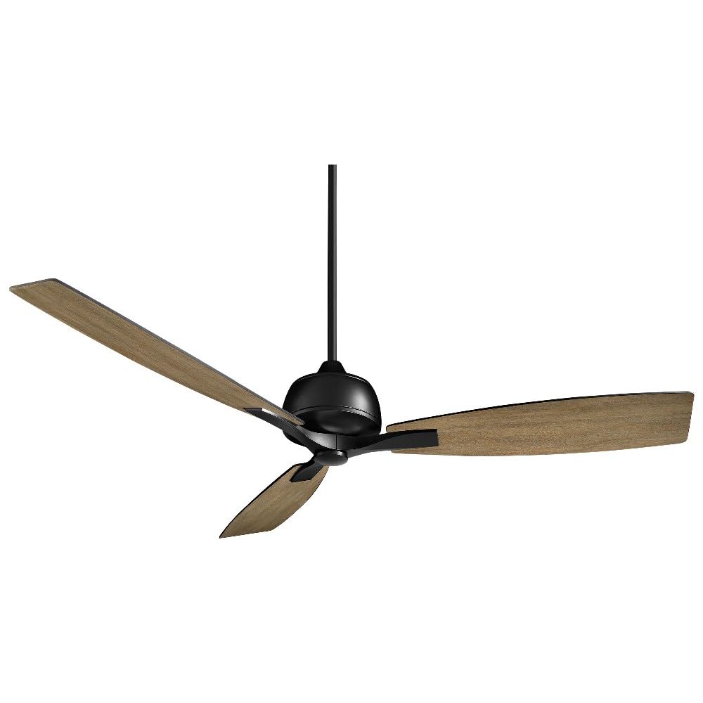 Juno 60 Inch White Ceiling Fan with Remote Control - Energy Efficient Quiet Motor for Living Room, Bedroom, or Outdoor Covered Patio