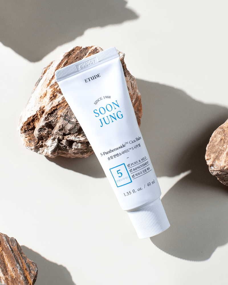 Etude SoonJung 5 Panthensoside Cica Balm - Soothing Facial Moisturizer for Sensitive Skin | Calms Irritation & Redness | Perfect for Post-Procedure Care & Daily Skin Recovery