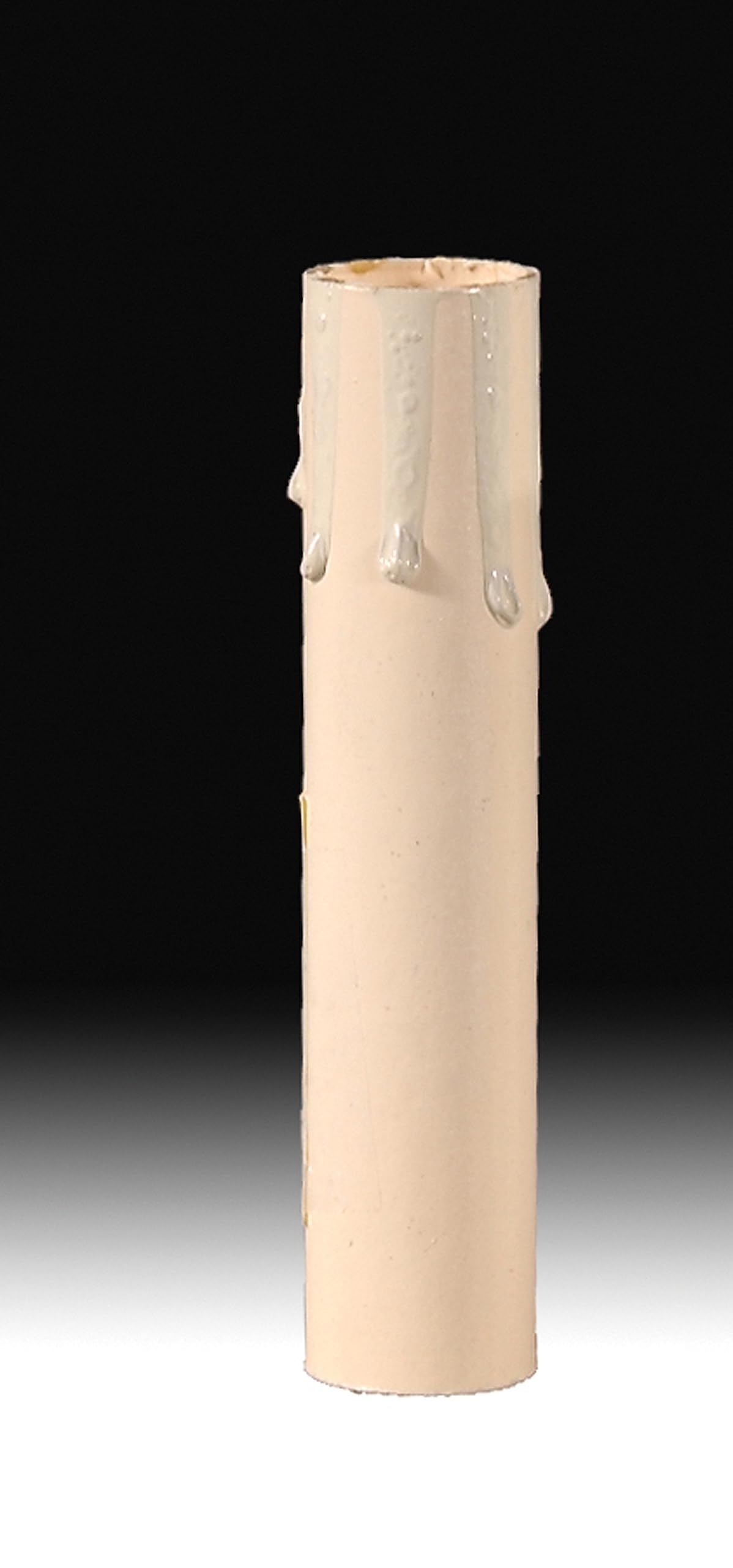 B&P Lamp® 4-Inch Ivory-Tinted Drip Candle Covers for Candelabra - Elegant Candle Drip Catchers for Weddings, Dining Tables & Home Decor