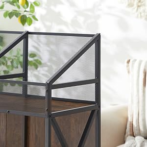6 Grids Vinyl Record Storage Rack - Wooden Display Shelf for Albums, Books, Magazines & Files - Perfect for Living Room, Bedroom & Home Office Organization - Patent Pending
