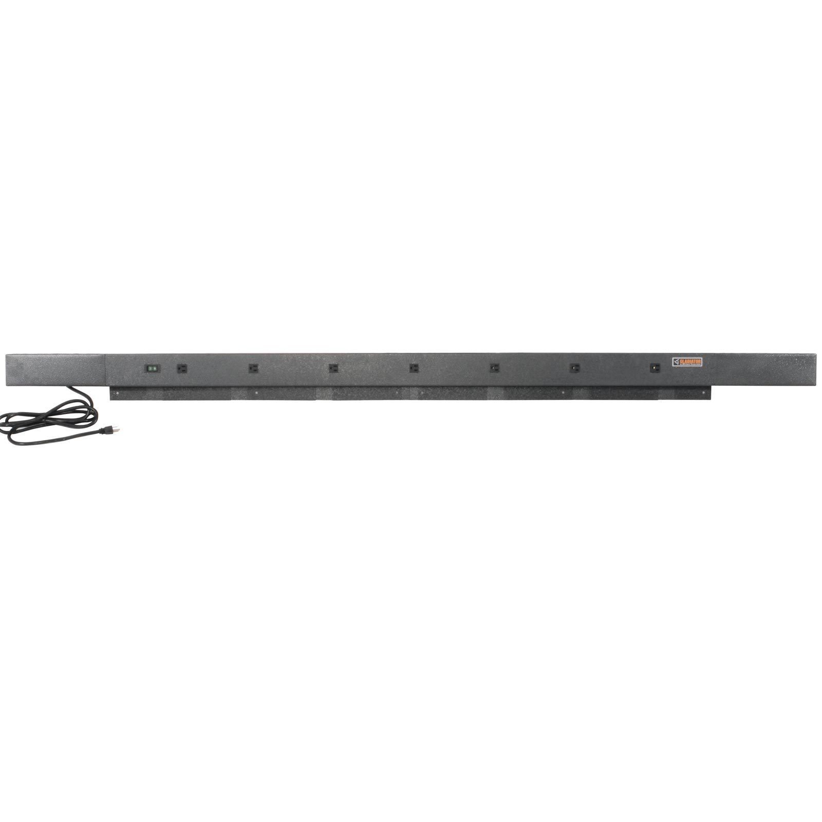 Gladiator GAAC68PSDG Power Strip - Heavy Duty Surge Protector for Gladiator Workbenches | Perfect for Garage, Workshop & Home Office Electrical Needs