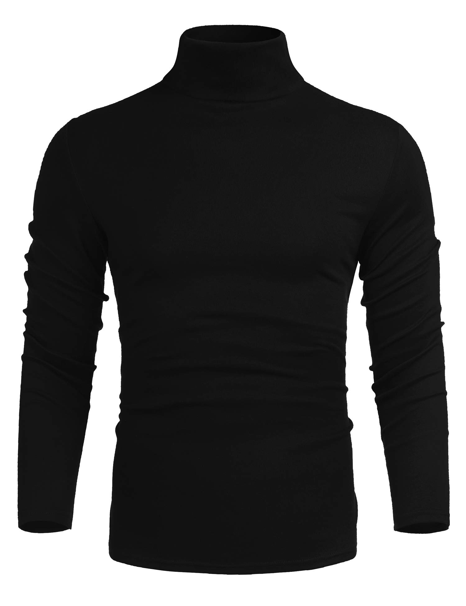 iWoo Men's Slim Fit Turtleneck Pullover Sweater - Long Sleeve Casual Knit Top for Winter Warmth | Office Wear, Date Night & Holiday Outfits