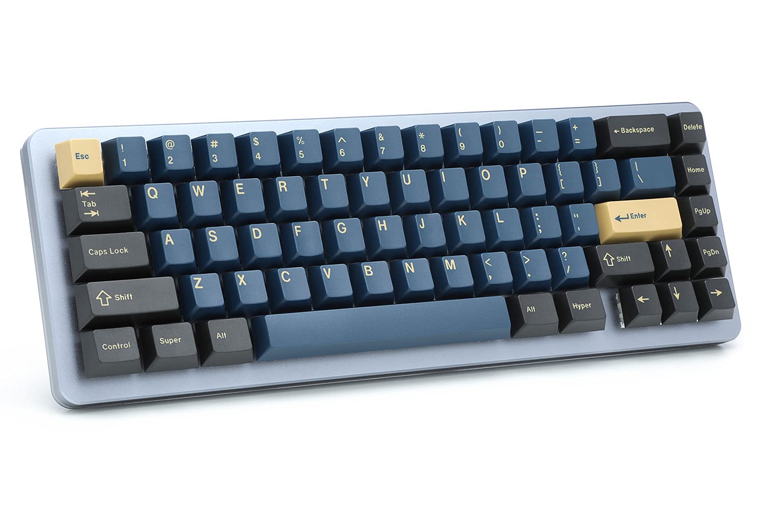 GMK Redsuns Blue Samurai Custom Mechanical Keyboard Keycaps - 153-Key Doubleshot PBT Cherry Profile Set for 60% 65% TKL Full-Size Layouts - Perfect for Gaming Typing & Office Work (Blue Base Kit)