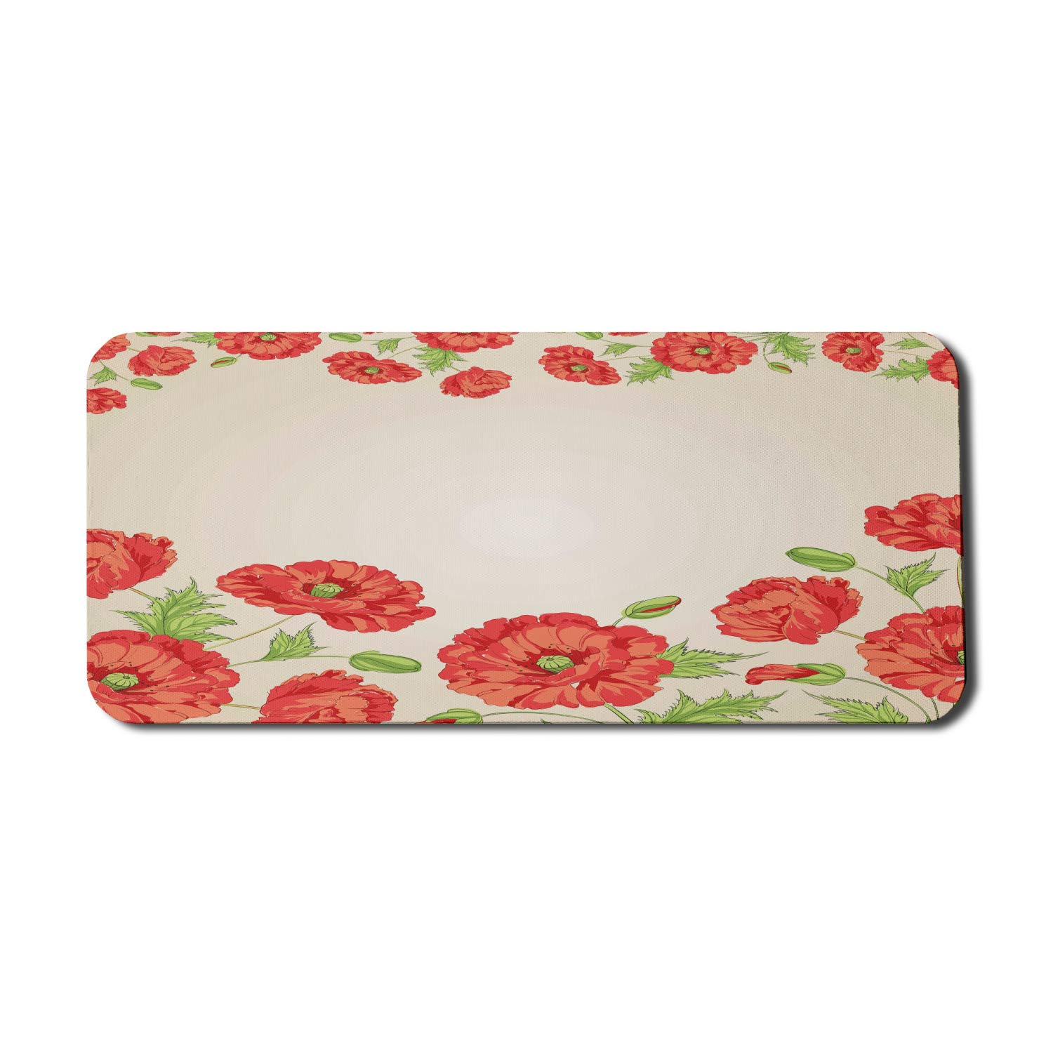 Ambesonne Floral Computer Mouse Pad - Large 35
