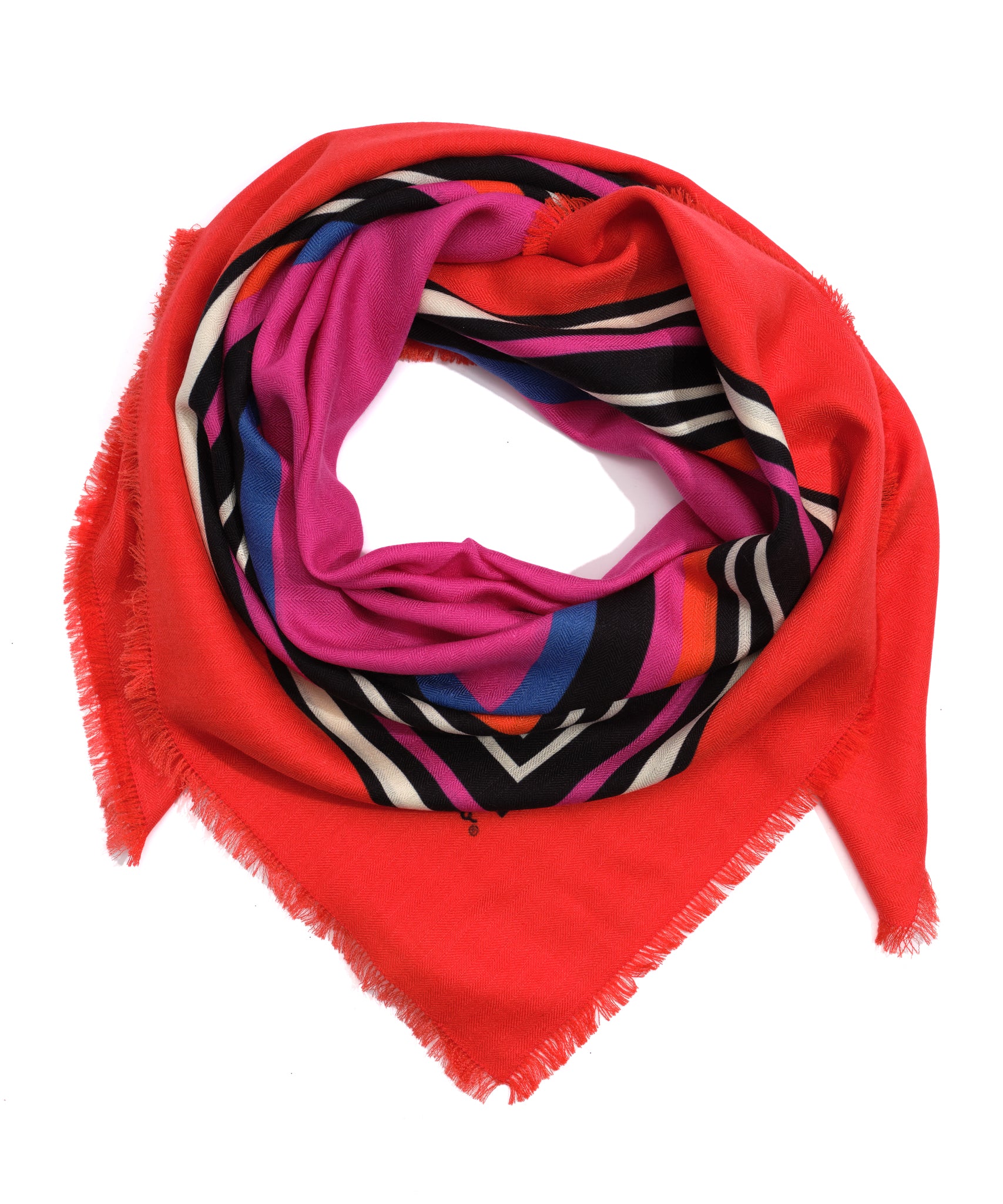 Hollywood Square 42 Wool Silk Scarf - Luxury Winter Fashion Accessory for Women, Soft & Warm Wrap Shawl - Perfect for Office, Travel and Special Occasions