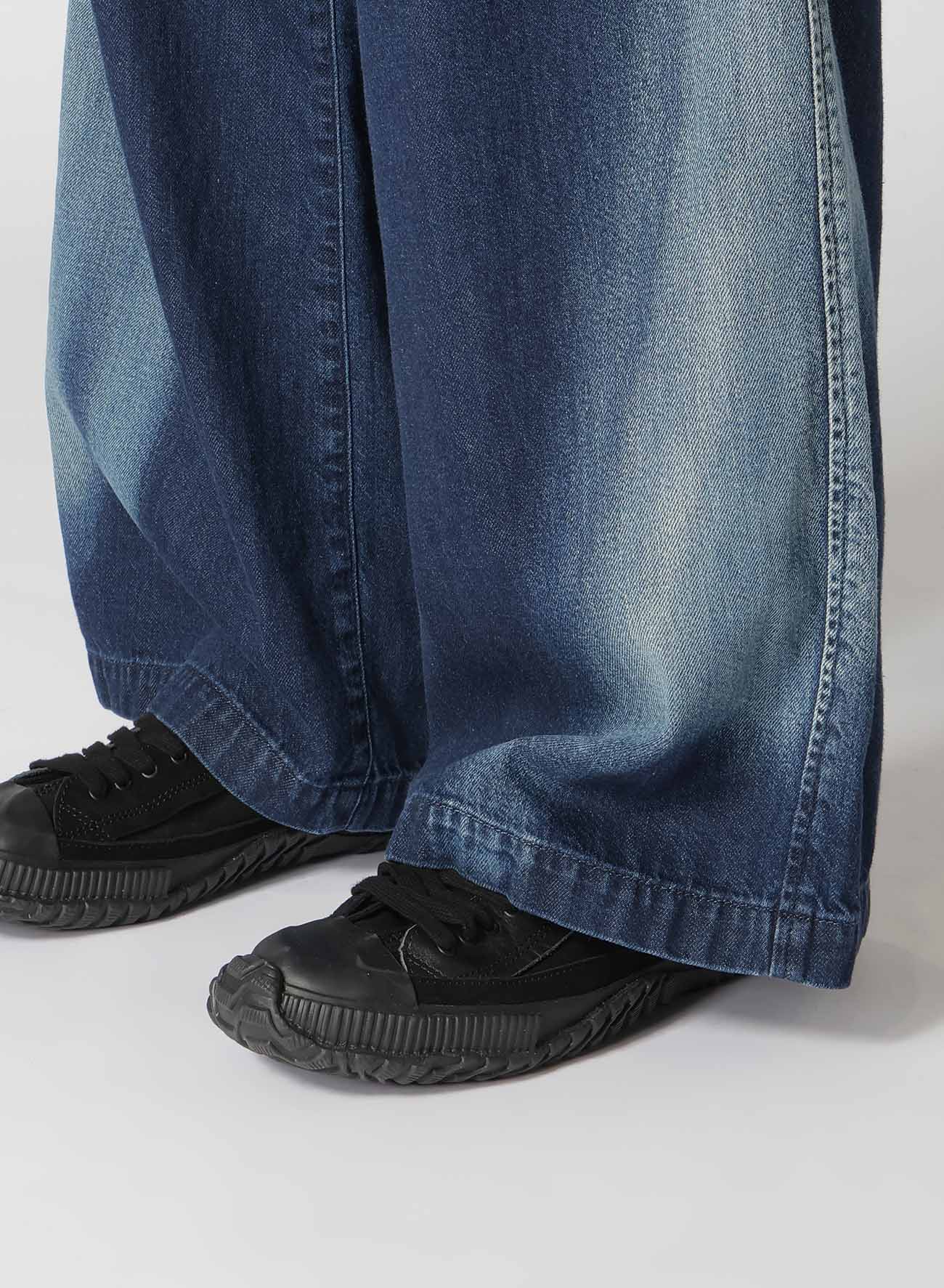 Spotted Denim Long Straight Pants for Women – High Waist Stretch Jeans, Comfortable & Stylish Casual Pants for Everyday Wear, Office, or Weekend Outings